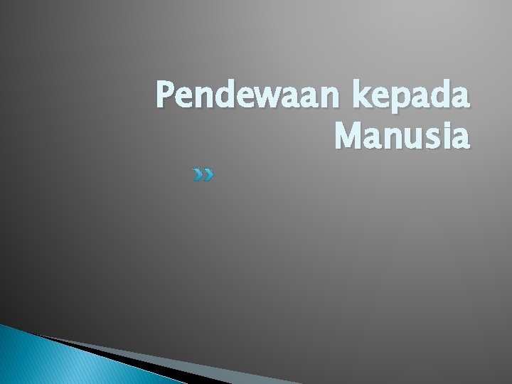 Pendewaan kepada Manusia 