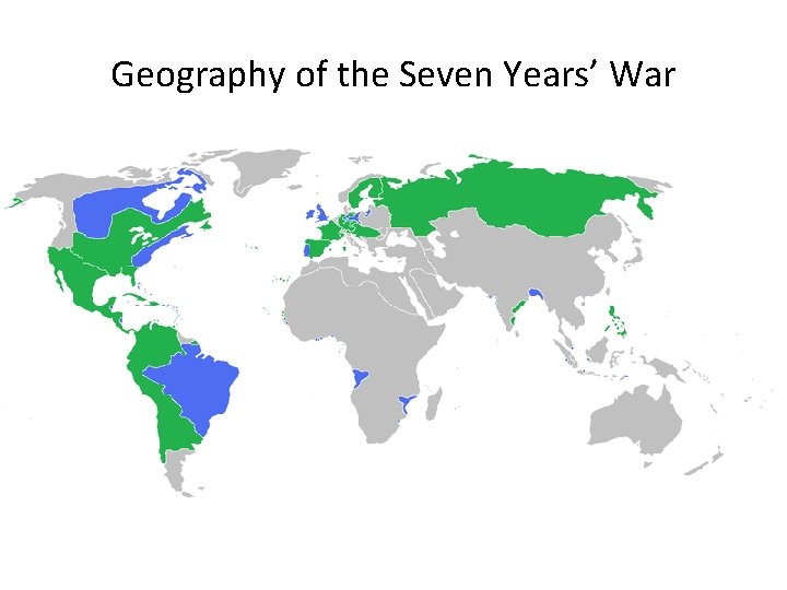 Geography of the Seven Years’ War 