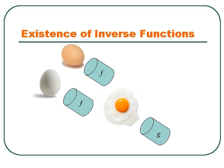 Existence of Inverse Functions 