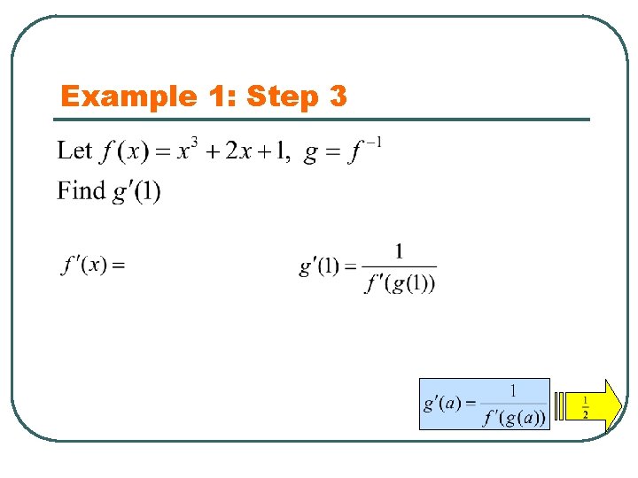 Example 1: Step 3 