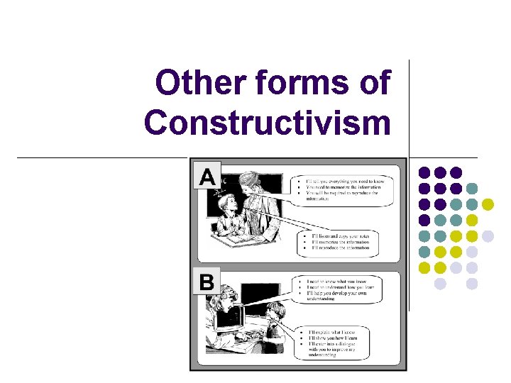 Other forms of Constructivism 