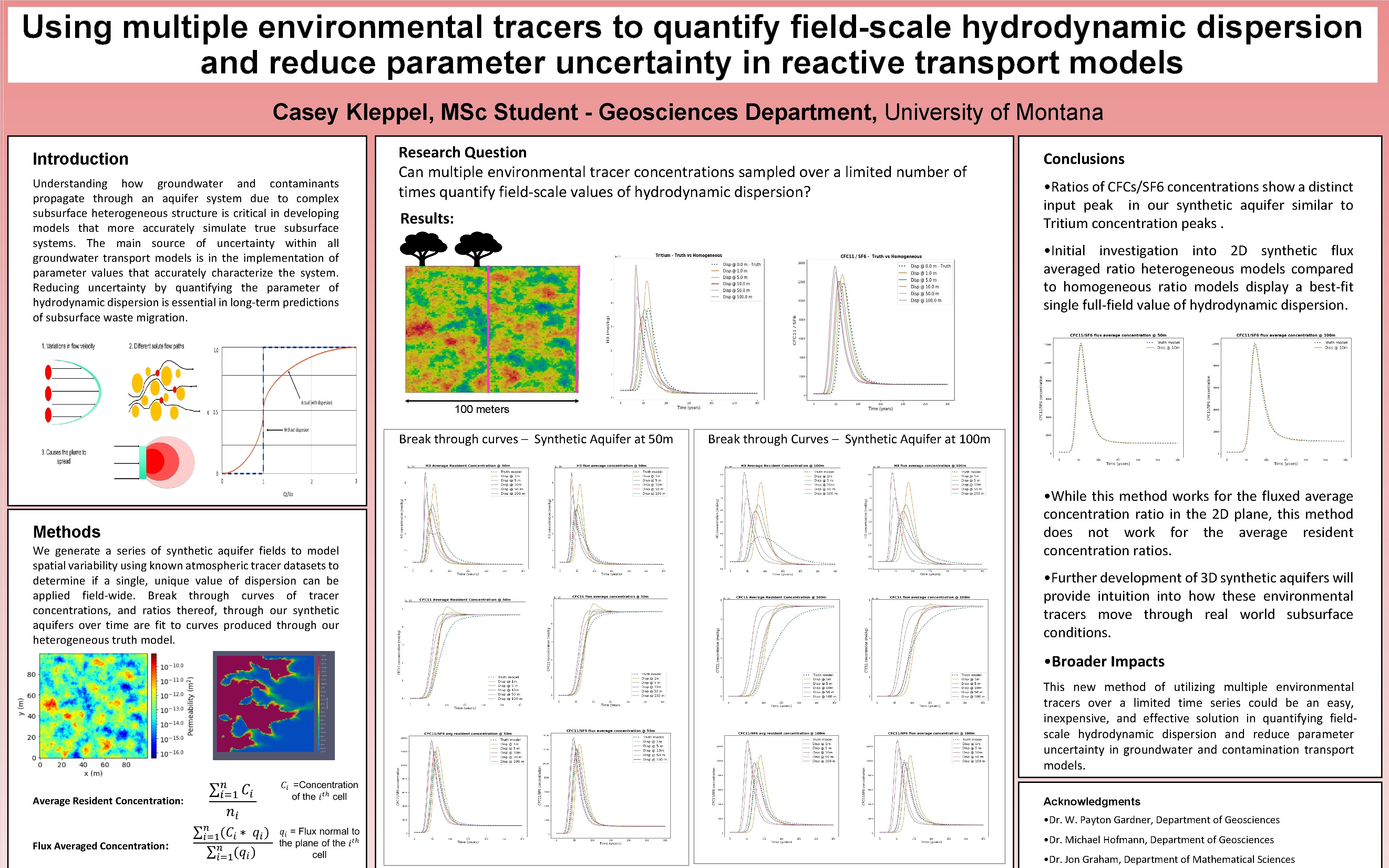 Using multiple environmental tracers to quantify field-scale hydrodynamic dispersion and reduce parameter uncertainty in