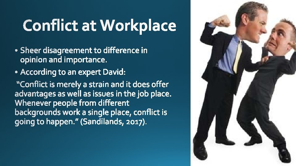 Conflict at Workplace 