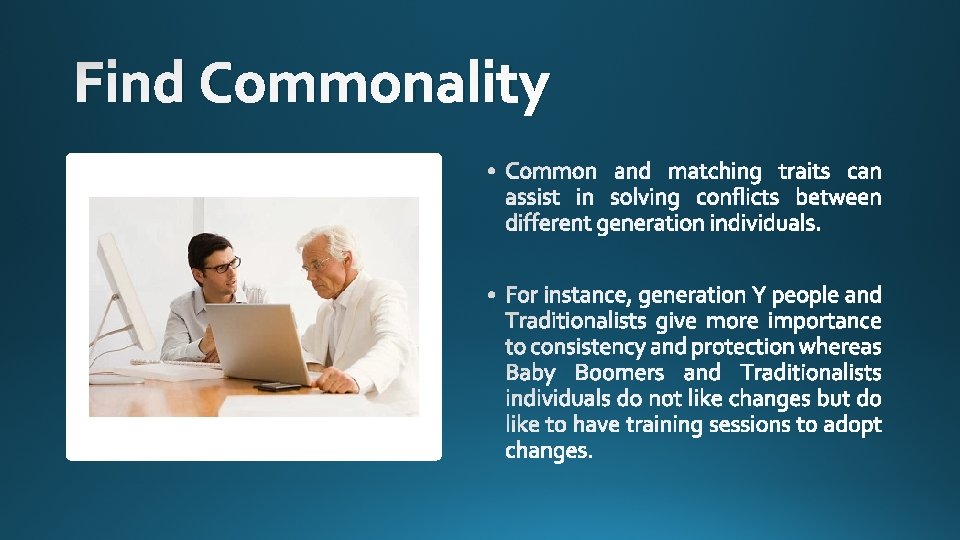 Find Commonality 