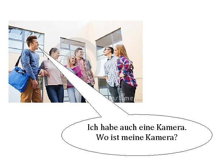 Ich habe auch eine Kamera. Wo ist meine Kamera? 