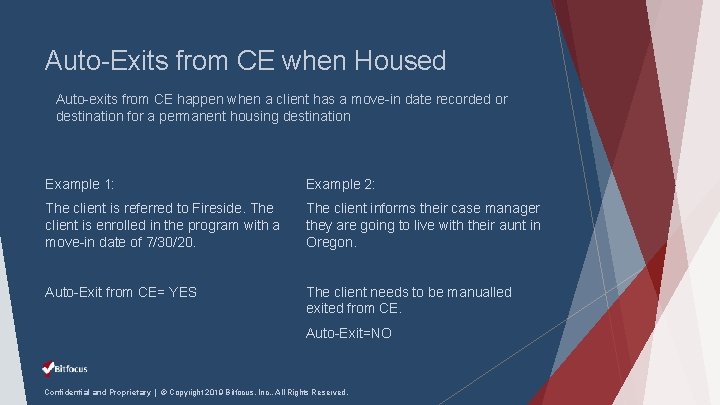 Auto-Exits from CE when Housed Auto-exits from CE happen when a client has a