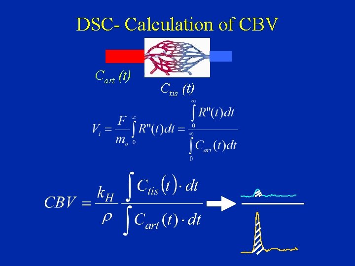DSC- Calculation of CBV Cart (t) Ctis (t) 