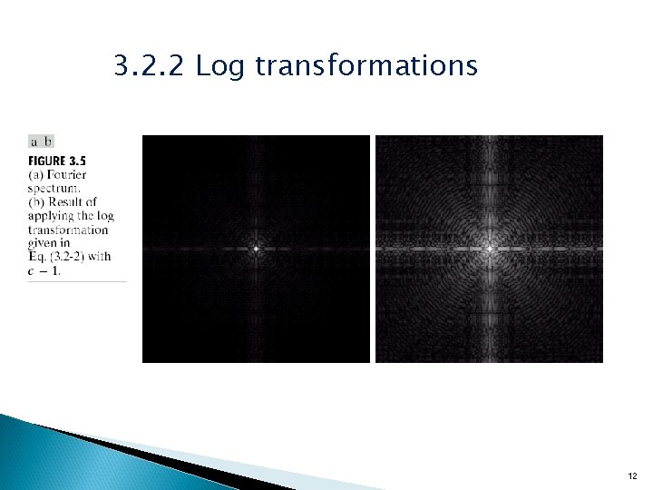 3. 2. 2 Log transformations 12 