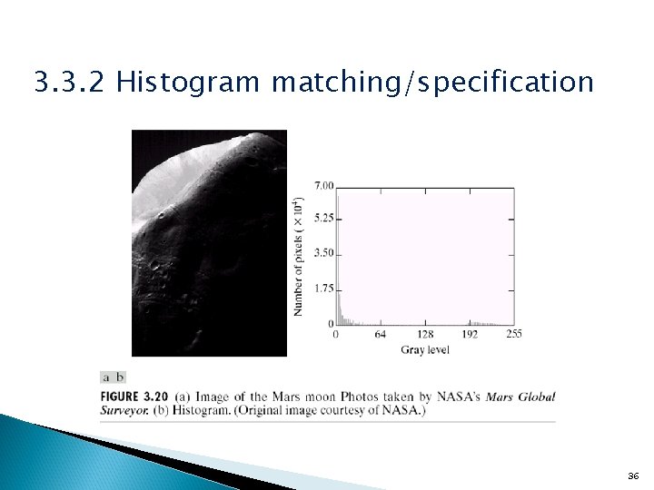 3. 3. 2 Histogram matching/specification 36 