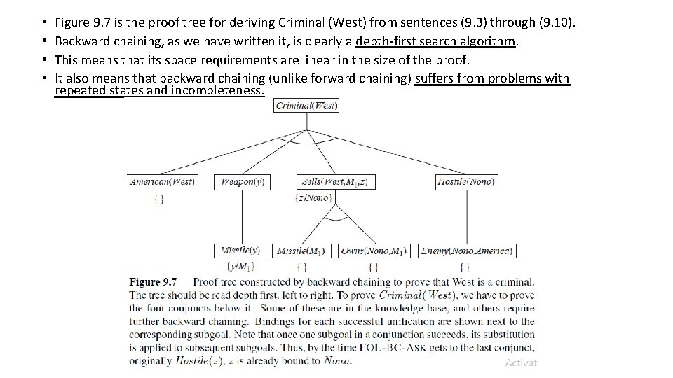  • • Figure 9. 7 is the proof tree for deriving Criminal (West)