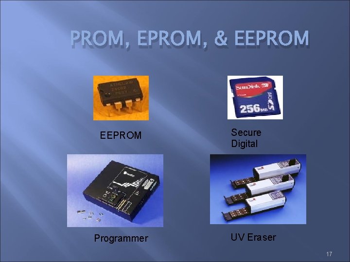 PROM, EPROM, & EEPROM Programmer Secure Digital UV Eraser 17 