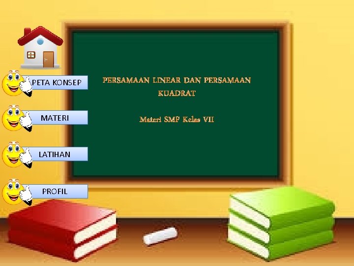 PETA KONSEP PERSAMAAN LINEAR DAN PERSAMAAN KUADRAT MATERI Materi SMP Kelas VII LATIHAN PROFIL