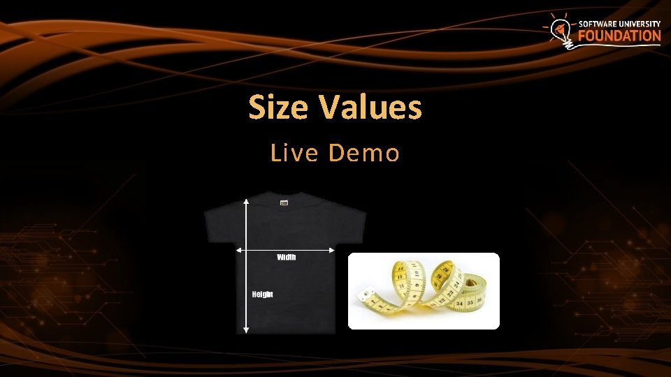 Size Values Live Demo 