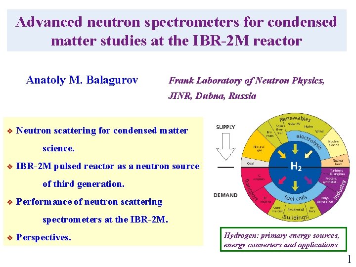 Advanced neutron spectrometers for condensed matter studies at the IBR-2 M reactor Anatoly M.