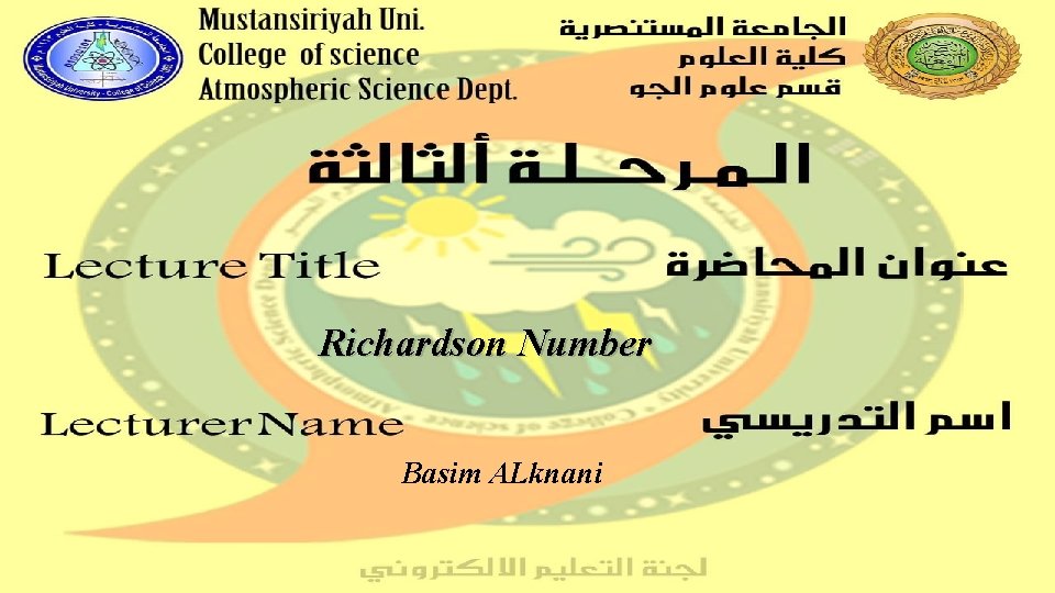 Richardson Number Basim ALknani 