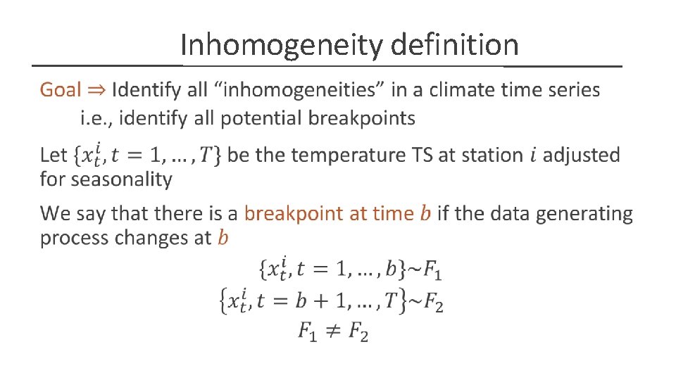 Inhomogeneity definition 