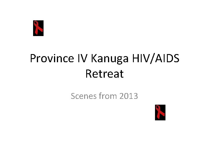 Province IV Kanuga HIV/AIDS Retreat Scenes from 2013 