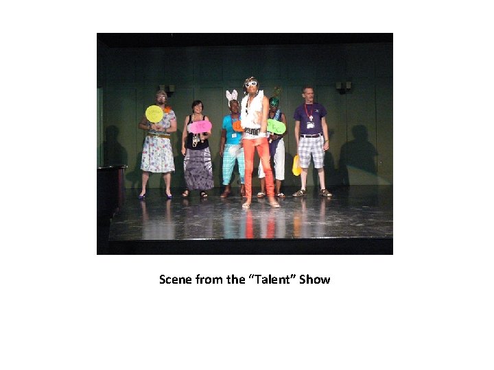 Scene from the “Talent” Show 