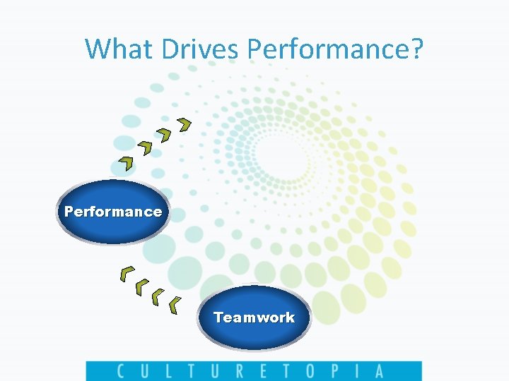 What Drives Performance? Performance Teamwork 