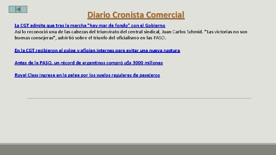 Diario Cronista Comercial La CGT admite que tras la marcha "hay mar de fondo”