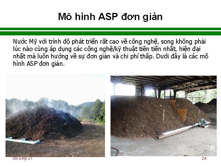 Mô hình ASP đơn giản Nước Mỹ với trình độ phát triển rất cao