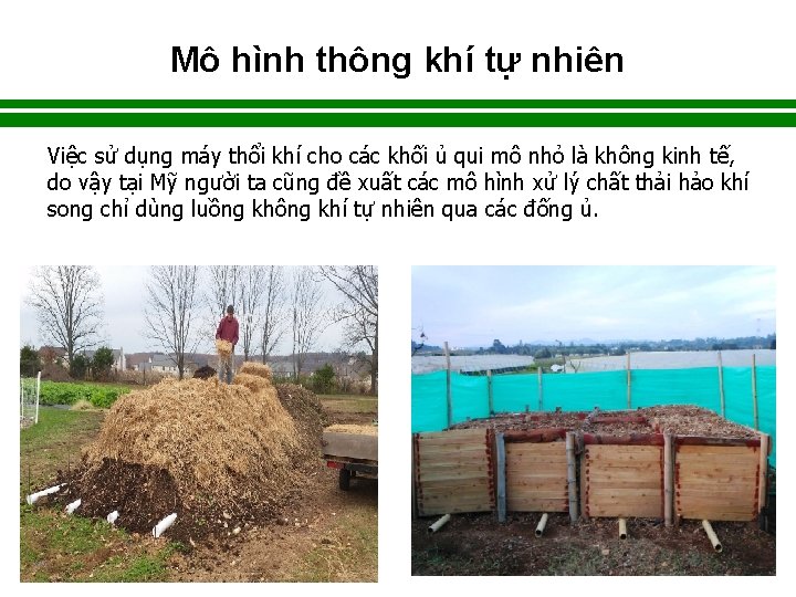 Mô hình thông khí tự nhiên Việc sử dụng máy thổi khí cho các