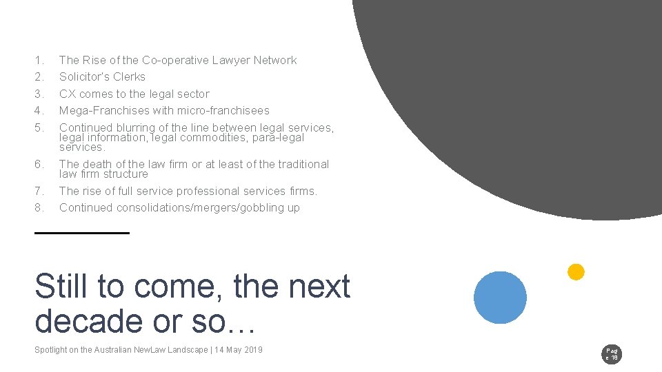 1. 2. 3. 4. 5. 6. 7. 8. The Rise of the Co-operative Lawyer