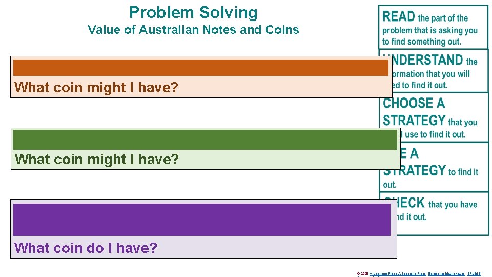 Problem Solving INST R of Australian Notes and