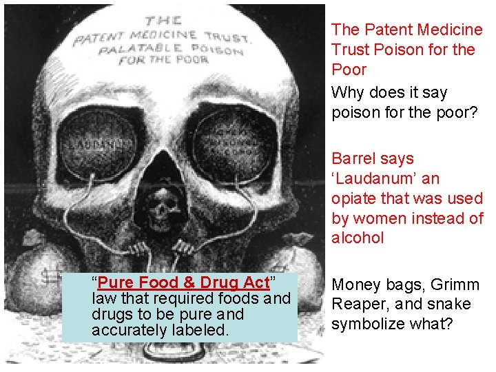 The Patent Medicine Trust Poison for the Poor Why does it say poison for