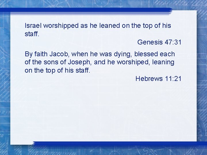 1 SERVE others 2 TELL others about Jesus
