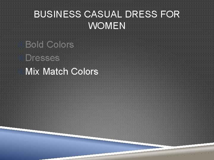 BUSINESS CASUAL DRESS FOR WOMEN Bold Colors Dresses Mix Match Colors 