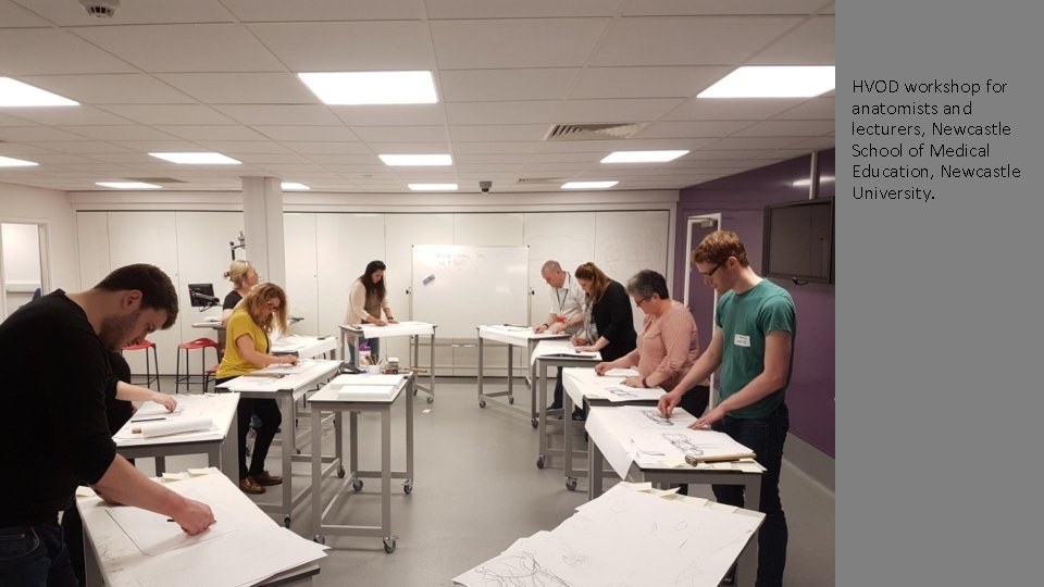 HVOD workshop for anatomists and lecturers, Newcastle School of Medical Education, Newcastle University. 