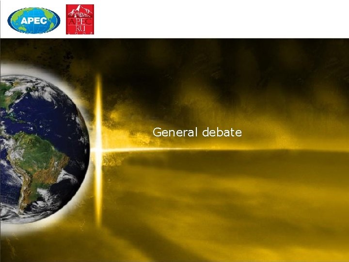 General debate 