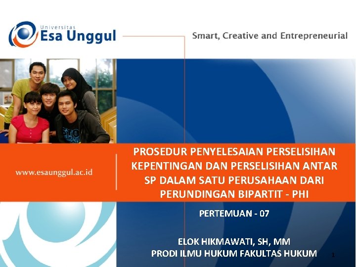 PROSEDUR PENYELESAIAN PERSELISIHAN KEPENTINGAN DAN PERSELISIHAN ANTAR SP DALAM SATU PERUSAHAAN DARI PERUNDINGAN BIPARTIT