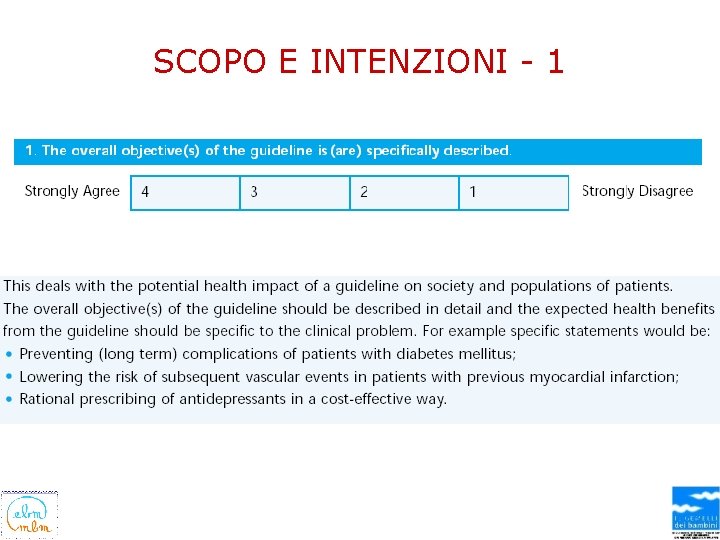 SCOPO E INTENZIONI - 1 