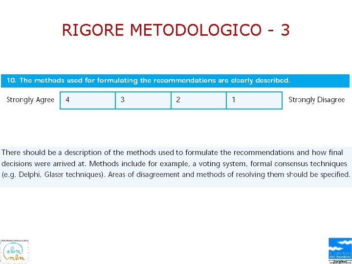 RIGORE METODOLOGICO - 3 