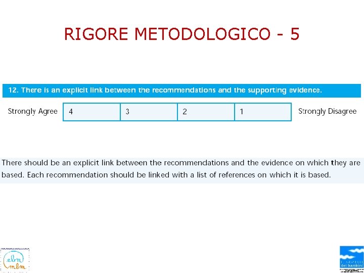 RIGORE METODOLOGICO - 5 