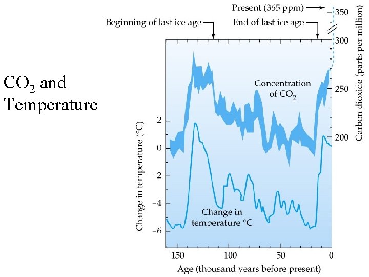 CO 2 and Temperature 