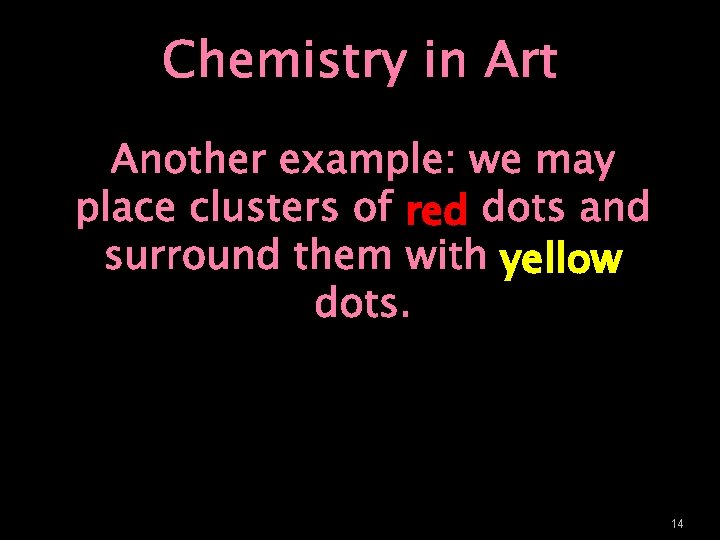 Chemistry in Art red yellow 14 