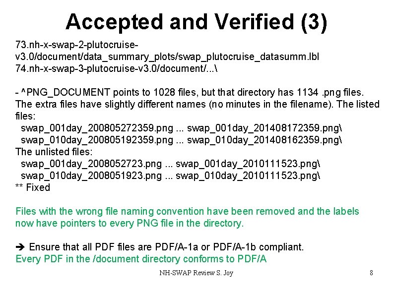 Accepted and Verified (3) 73. nh-x-swap-2 -plutocruisev 3. 0/document/data_summary_plots/swap_plutocruise_datasumm. lbl 74. nh-x-swap-3 -plutocruise-v 3.