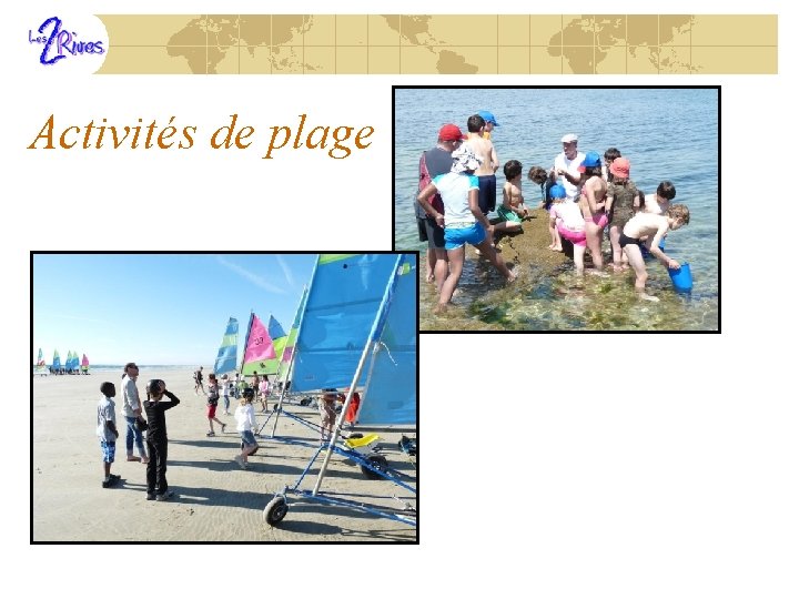 Activités de plage 