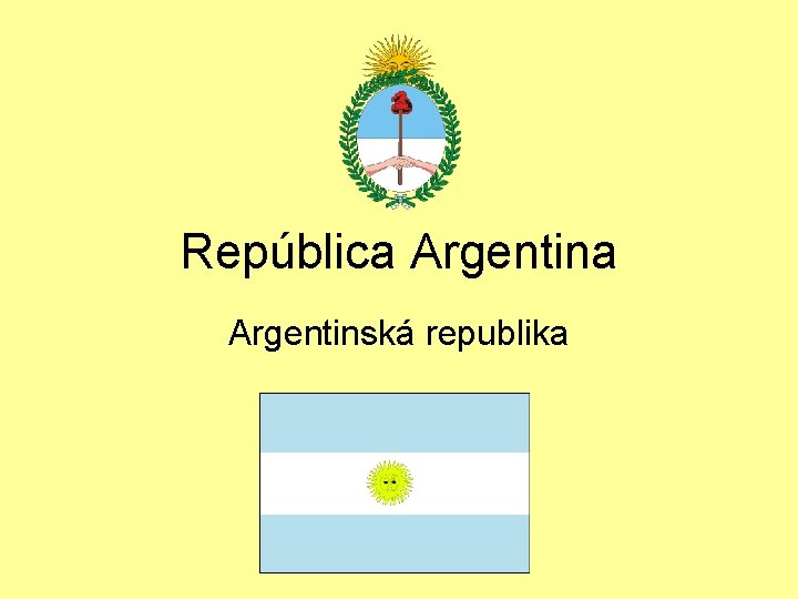 República Argentinská republika 