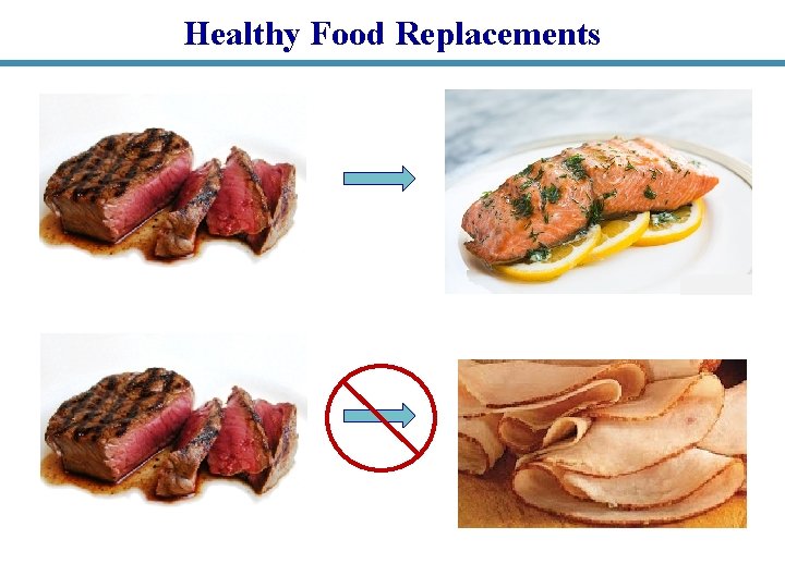 Healthy Food Replacements 