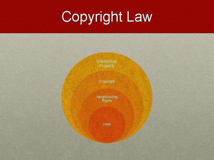 Copyright Law Intellectual Property Copyright Neighbouring Rights PRR 