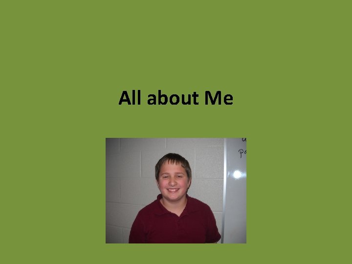 All about Me 