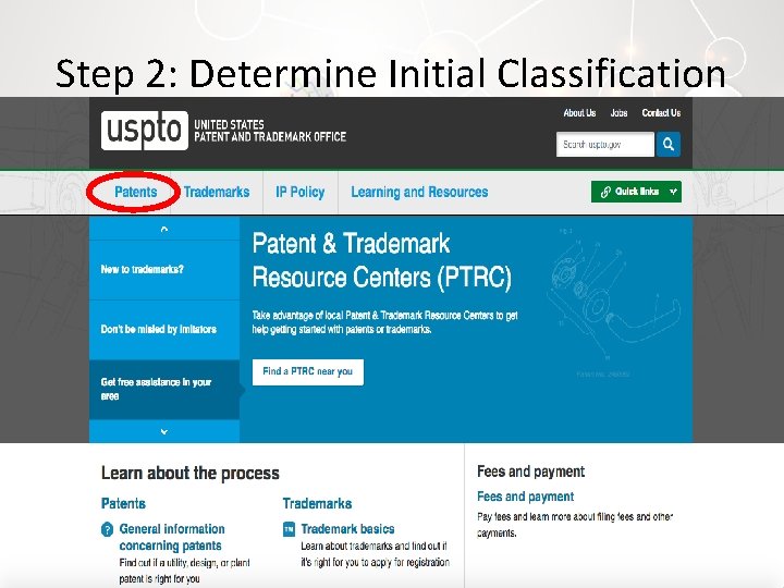 Step 2: Determine Initial Classification 