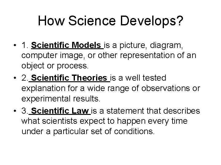 Chapter 1 Section 2 Scientific Inquiry Scientific Method
