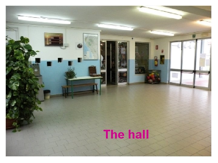 The hall 