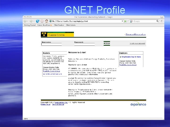 GNET Profile 