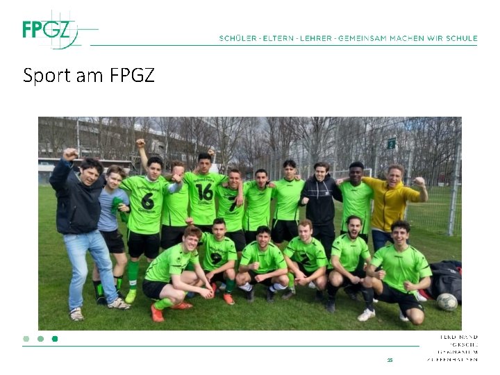 Sport am FPGZ 15 